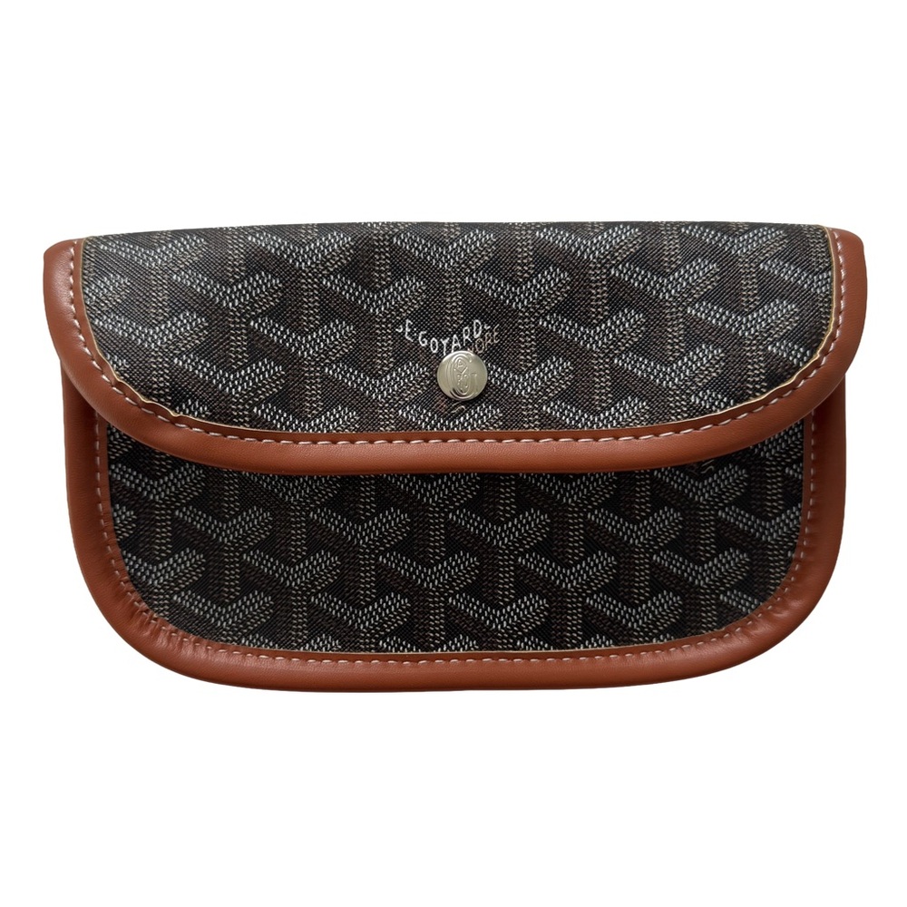 Goyard Black and Brown Wallet Clutch Small Bag